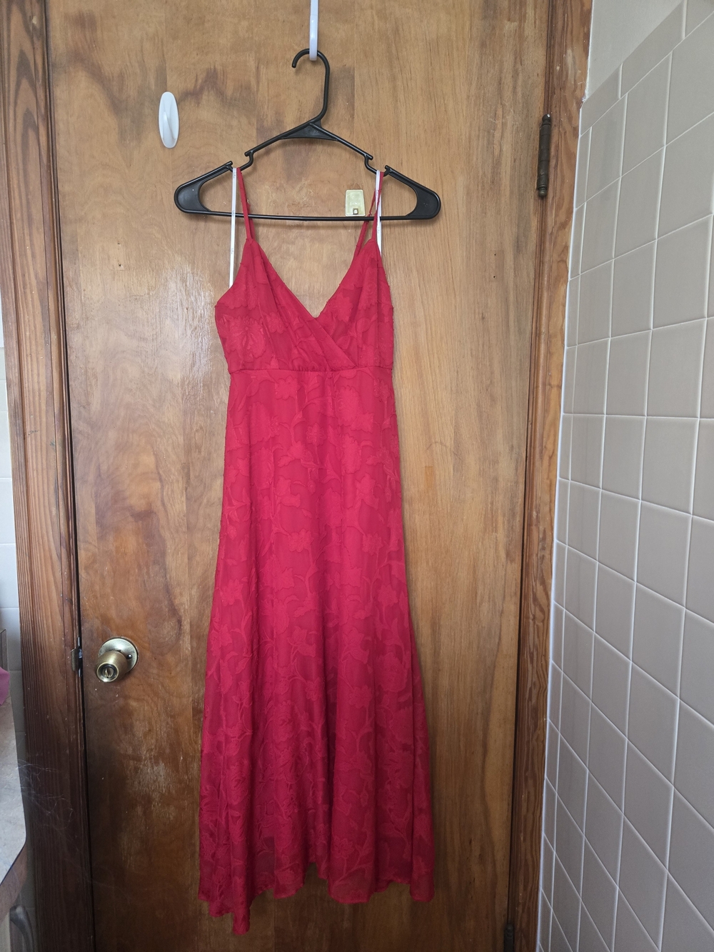 Lulu's Scarlet Lace Maxi Dress